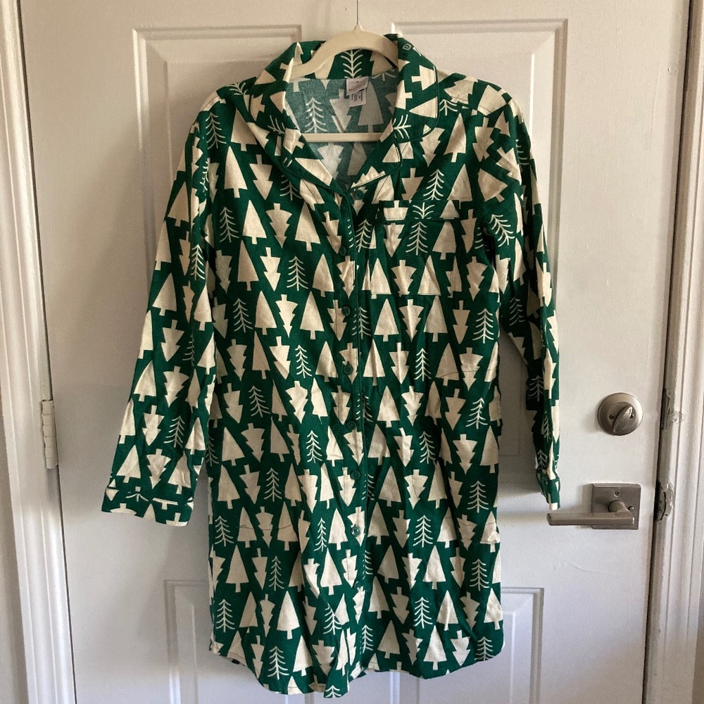 Hanna Andersson Womens Christmas Nightgown Size XS